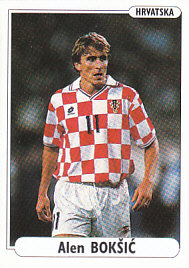 Alen Boksic Croatia samolepka DS EUROfoot 96 #289